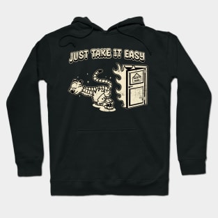 Drawing retro Vintage 80s and 90s A Powerful Burst of Fart Hoodie